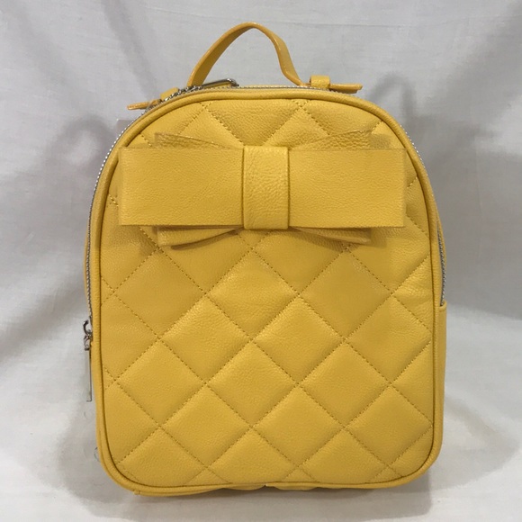 Betsey johnson yellow backpack Clearance